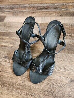The Touch Of Nina Sequin Strappy Heels Size 10